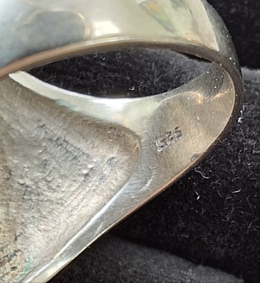 Vintage and unique Amythest And Marcasite Sterling two Rings stamped 925 - Picture 8 of 16